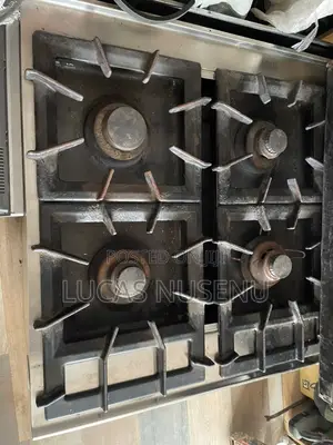 Commercial Stainless Steel Gas Range With Oven Storage