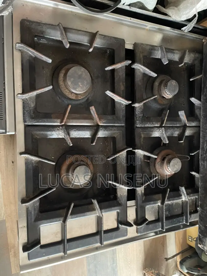 Commercial Stainless Steel Gas Range With Oven Storage