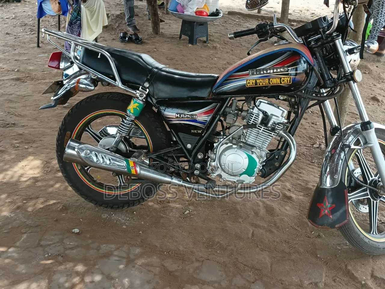 Haojue HJ125-8K 2025 Black