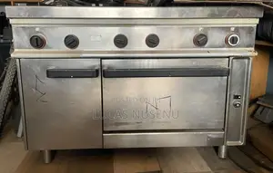 Commercial Stainless Steel Gas Range With Oven Storage