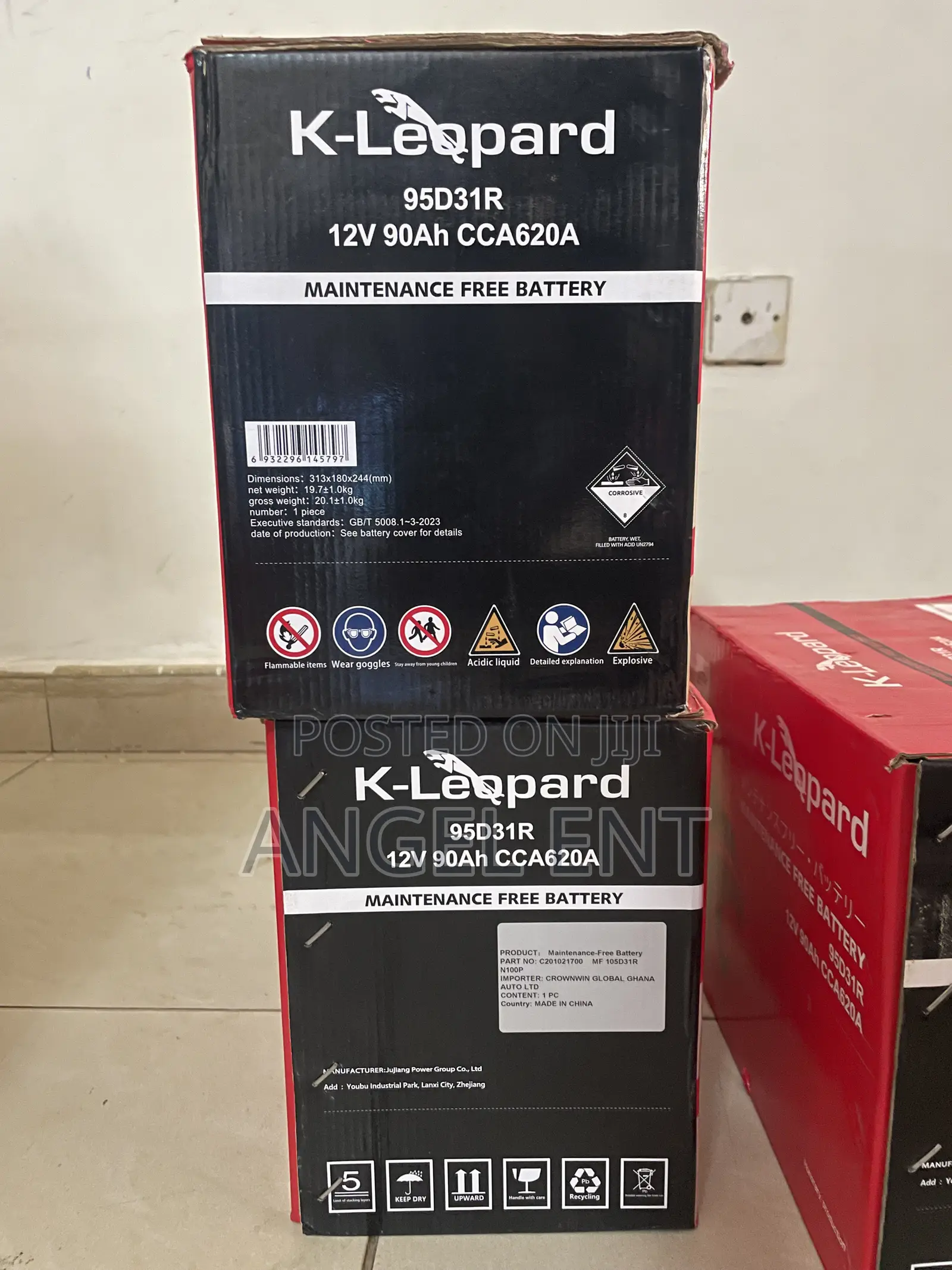 K-Leopard (90Ah) Maintenance Free Car Battery Available