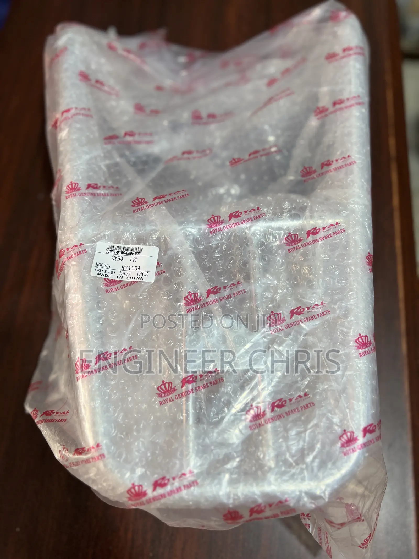 Back Carrier Royal 125