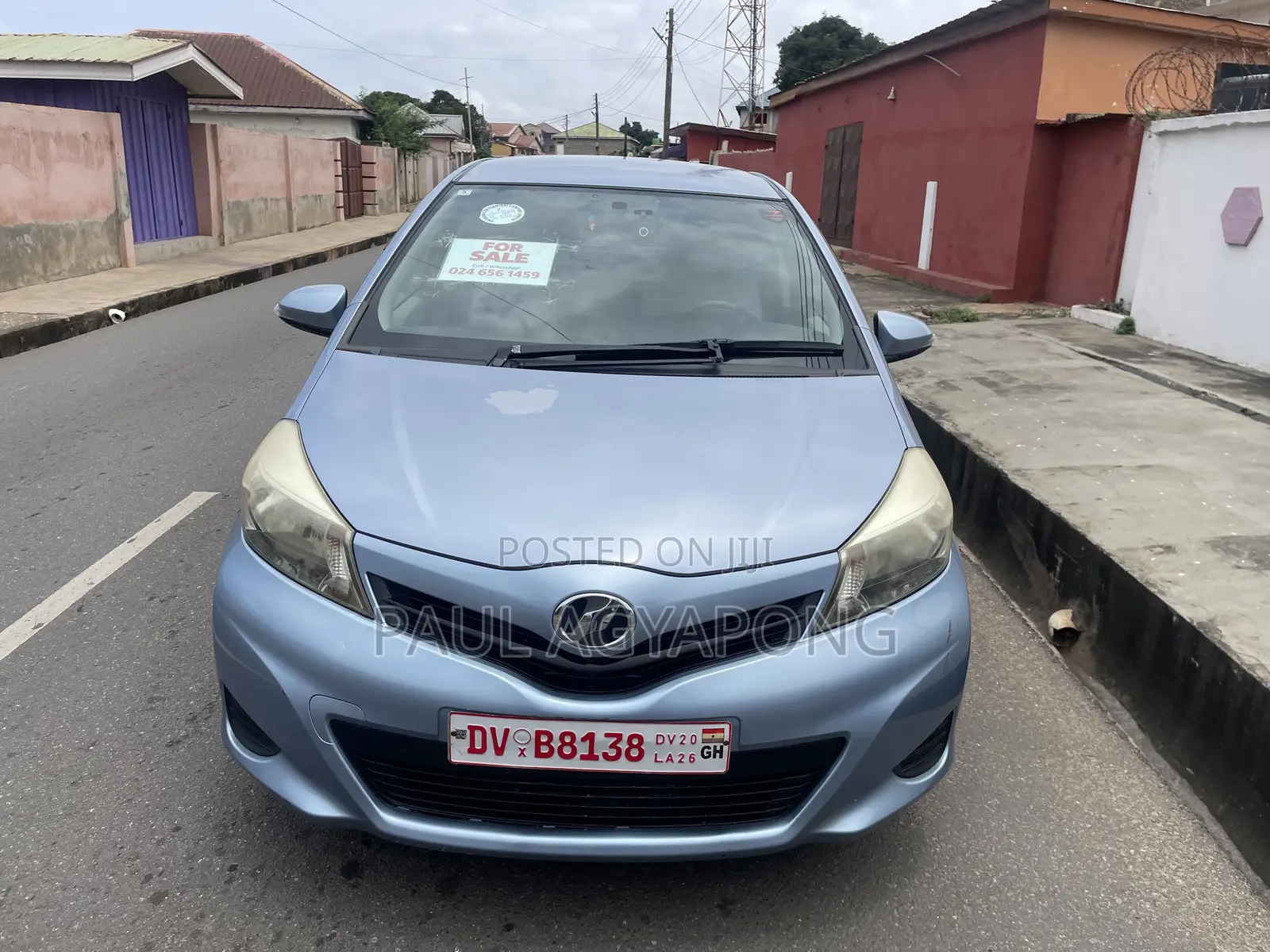 Toyota Vitz 1.3 AWD 3dr 2012 Blue