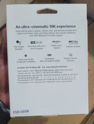 Fire TV Stick — 2GB RAM + 16GB Storage