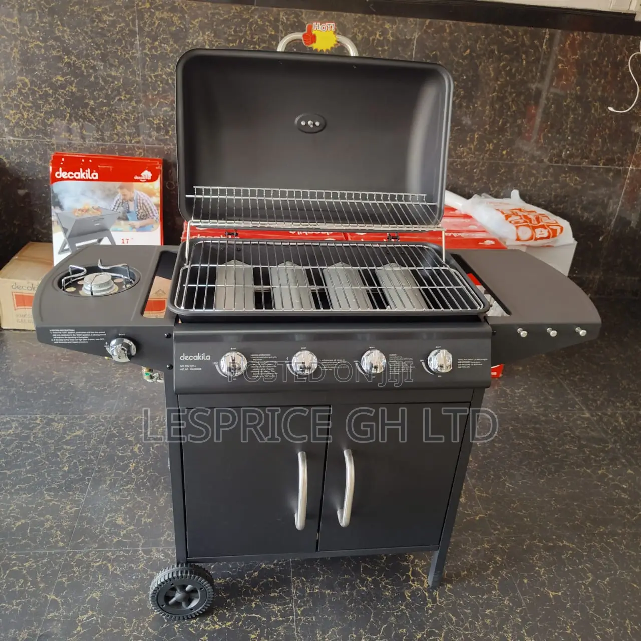 Save Energy and Time With Our All New 4 Burner Gas BBQ Grill Stand