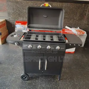 Saturday Market Promo on Our Exceptional 4 Burner Gas BBQ Grill Stand
