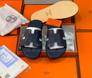 Leather Hermes Slipper
