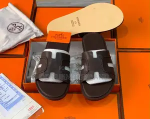 Leather Hermes Slipper