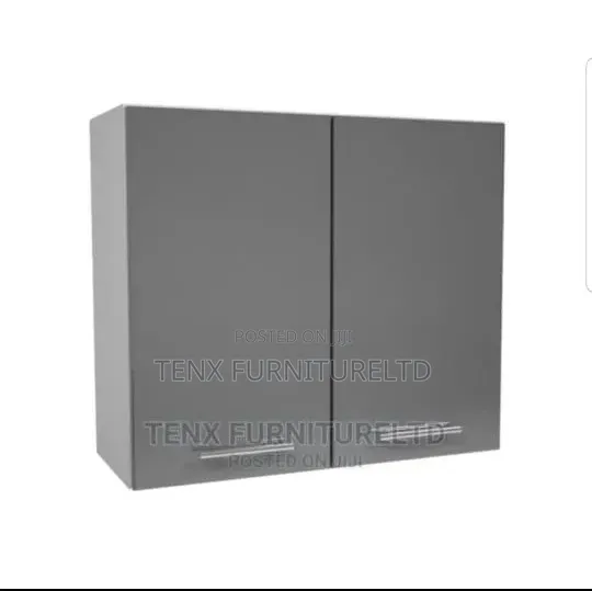 Wall Cabinet 2 Doors (Soft Close Grey Color)