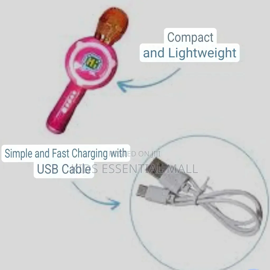 Smart Bluetooth Karaoke Microphone for Kids