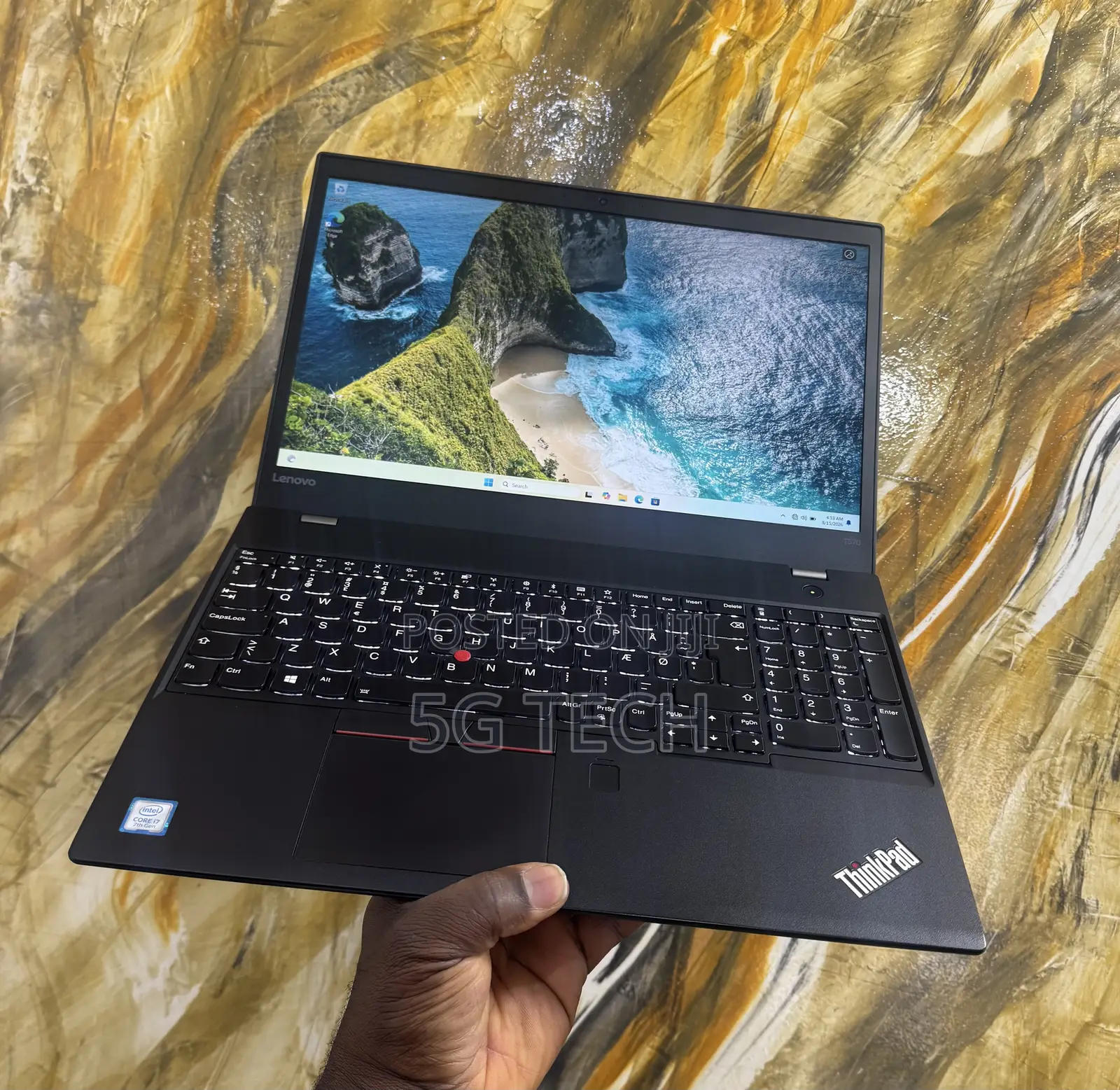 Laptop Lenovo ThinkPad T570 12GB Intel Core i7 SSD 256GB