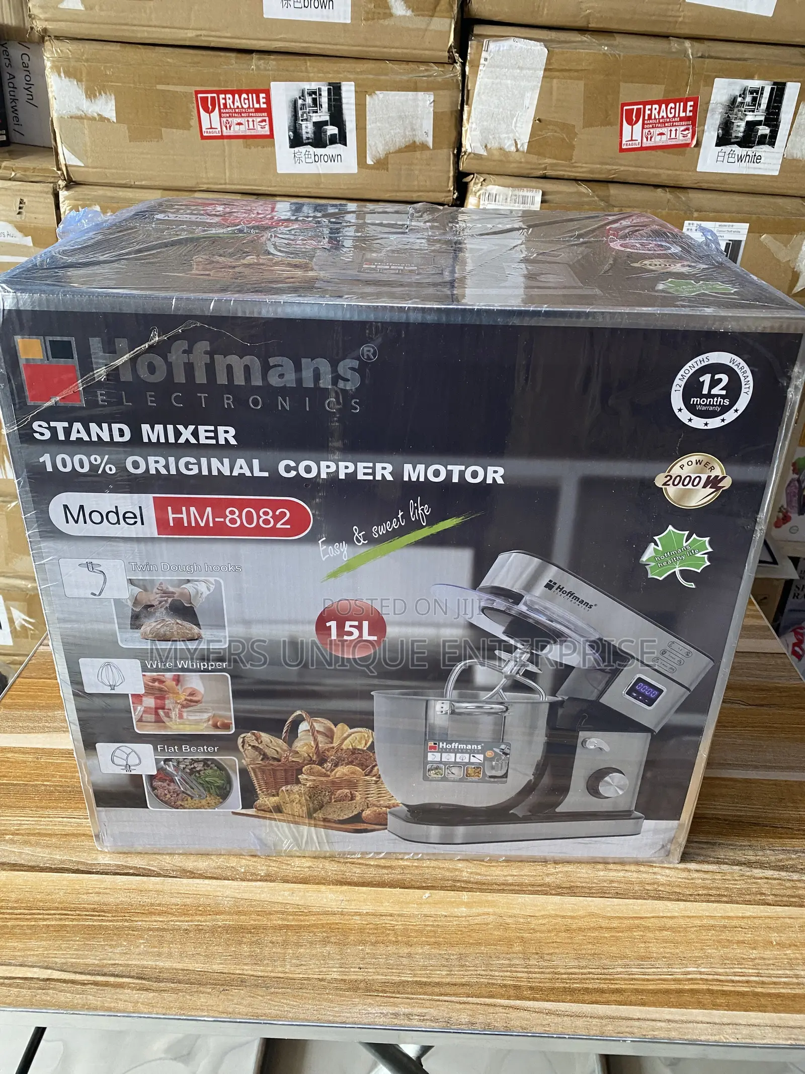 Hoffmans 2000W Stand Mixer for Baking Business