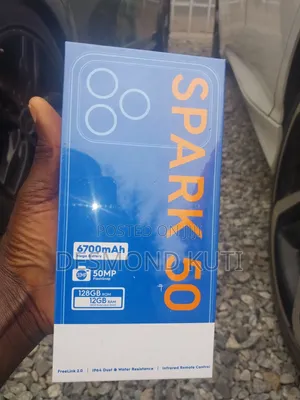 New Tecno Spark 50 128 GB Gray