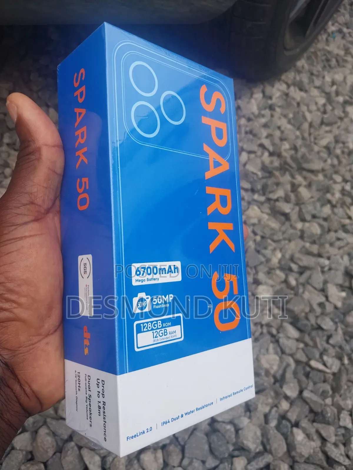 New Tecno Spark 50 128 GB Gray