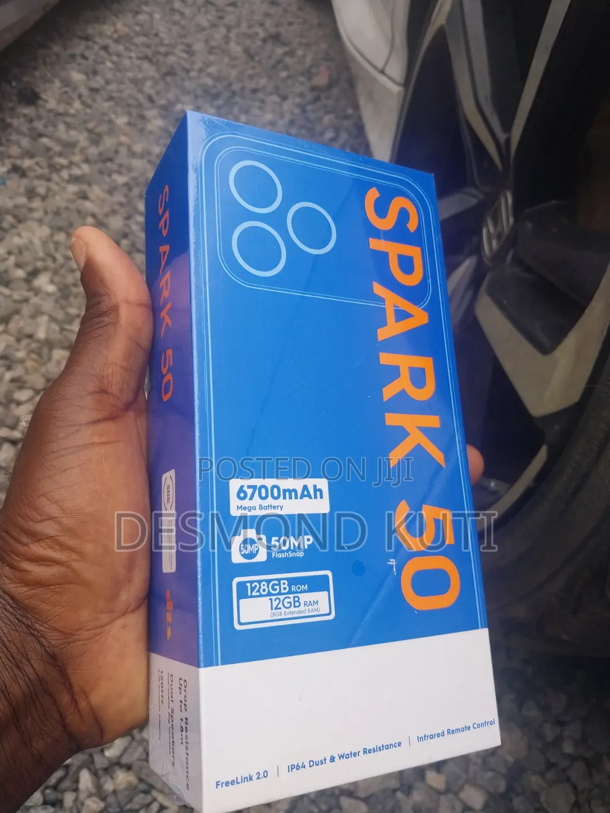 New Tecno Spark 50 128 GB Gray