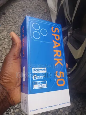 New Tecno Spark 50 128 GB Gray