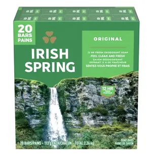 Irish Spring Original Bar Soap (20 Bar Pack)