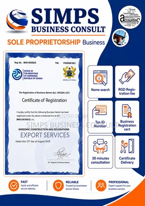 Sole Proprietorship Registration