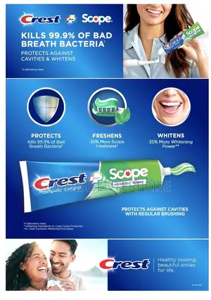 Crest Toothpaste Complete Plus Scope Advanced - Active Foam Technology