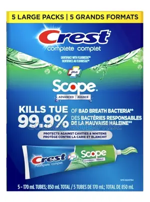 Crest Toothpaste Complete Plus Scope Advanced - Active Foam Technology