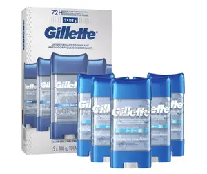 Gillette Antiperspirant Deodorant 5-Pack, Clear Gel, Cool Wave