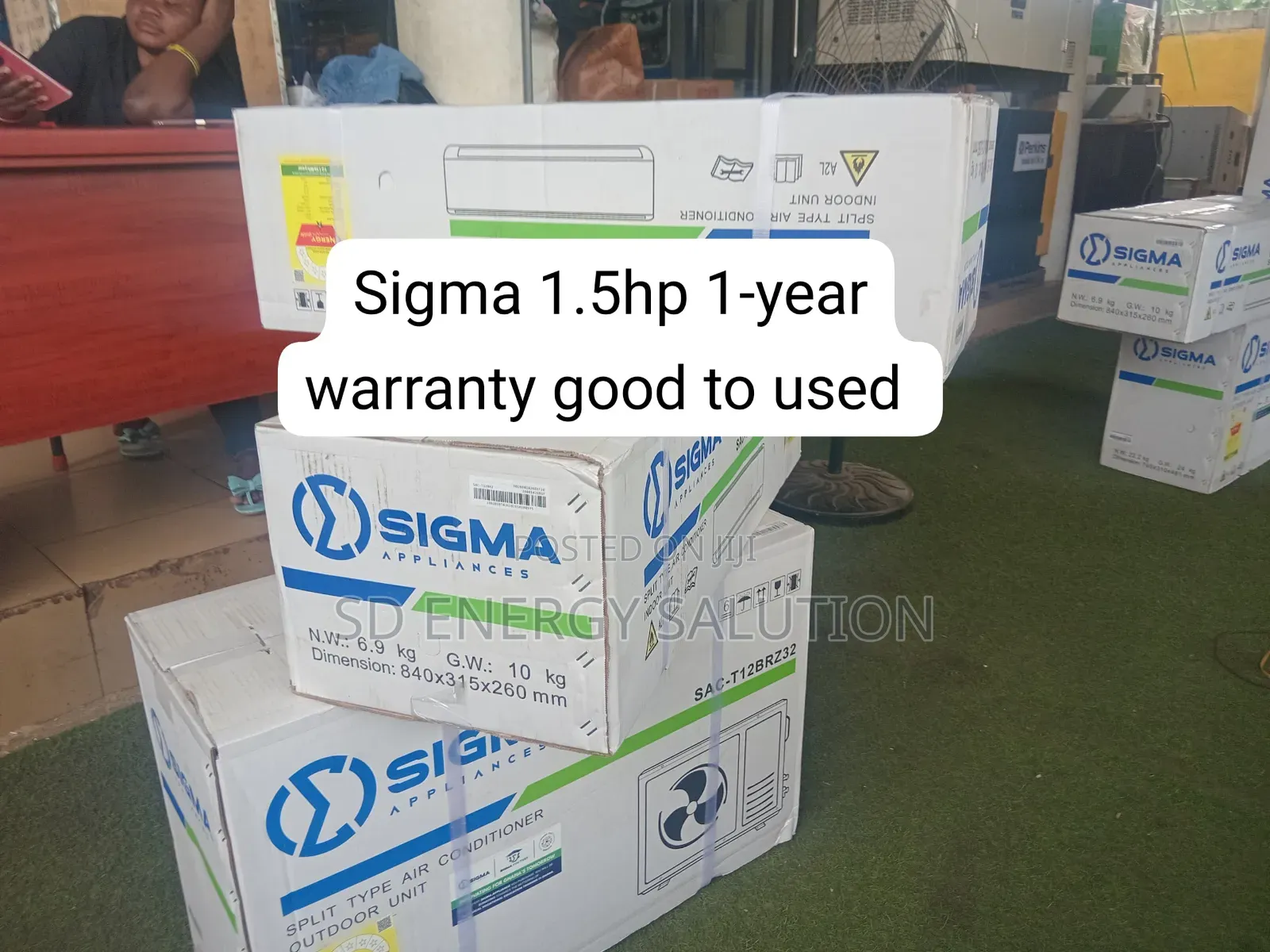 Sigma 1.5HP Split Air Conditioner – Strong Cooling, Quality Build