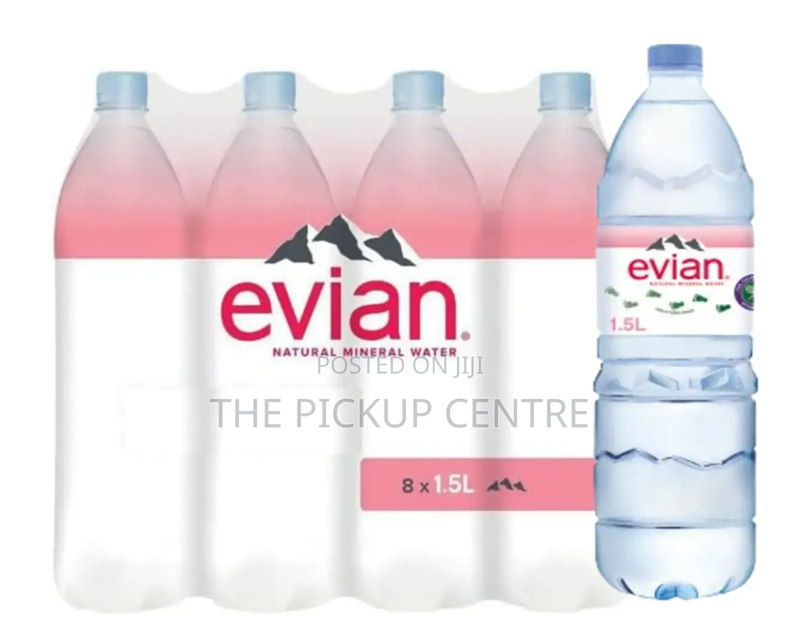 Evian Natural Spring Water 1.5 Litre (Pack of 8)