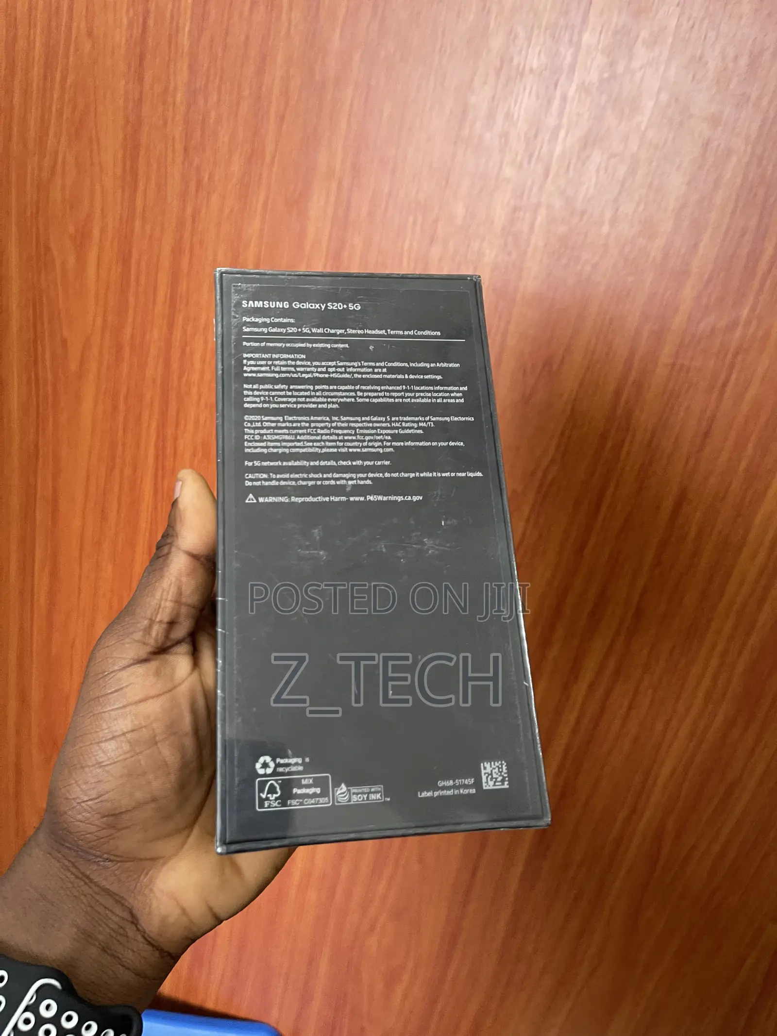 New Samsung Galaxy S20+ 5G 128 GB Black