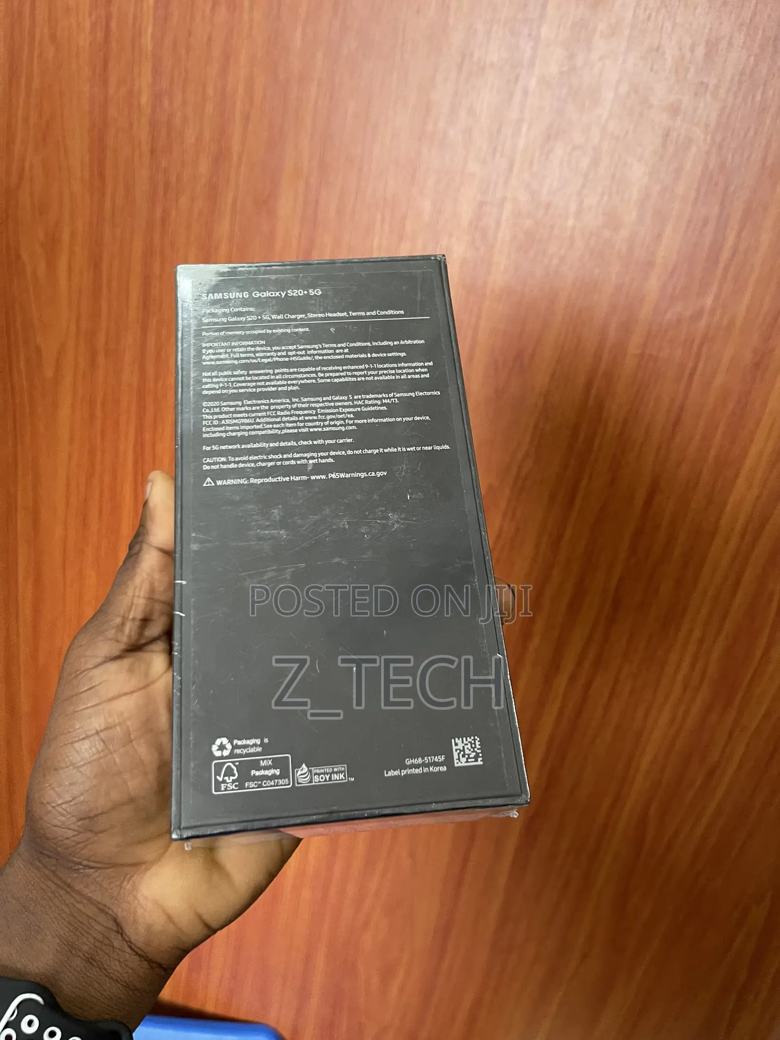 New Samsung Galaxy S20+ 5G 128 GB Black