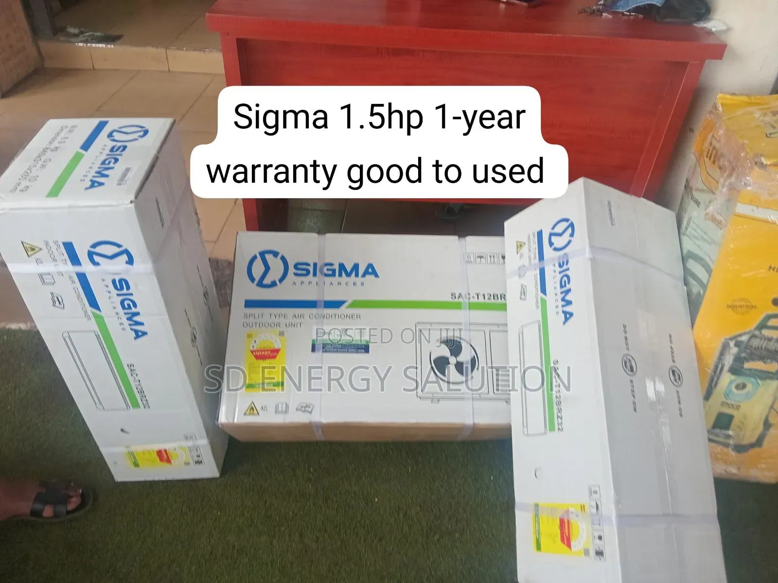 Sigma 1.5HP Split Air Conditioner – Efficient Cooling System Designed