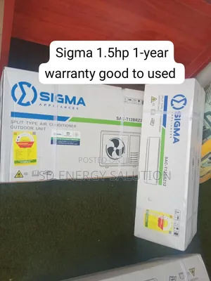 Sigma 1.5HP SplitAir Conditioner Fast Cooling Performance With Quality