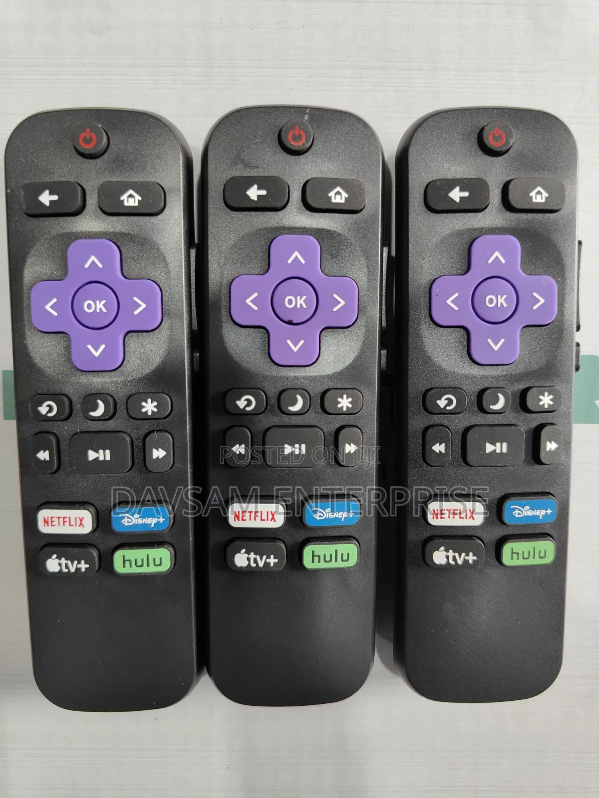 TCL ,Sharp and Hisense Roku Smart TV Remote
