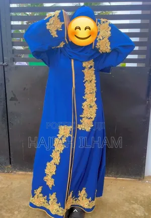 Elegant French Lace Abaya – Handmade