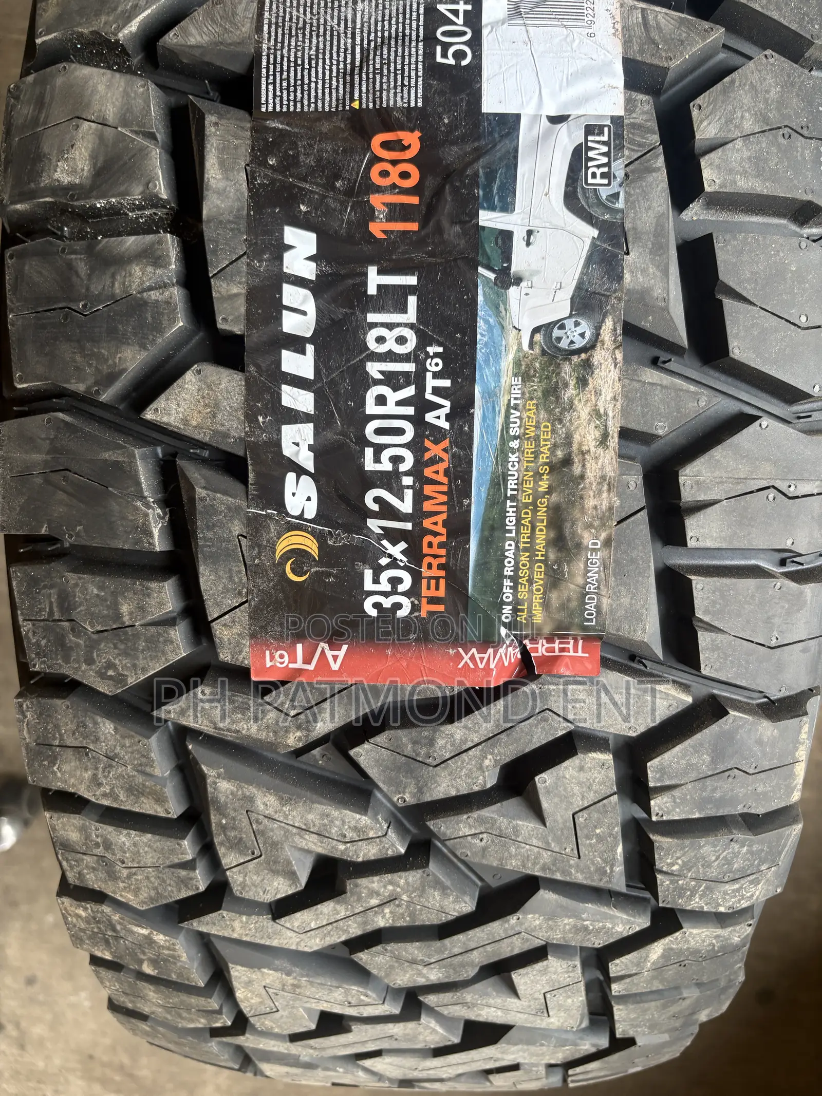 35*12.50R18 Quality and Affordable Sailun Tyres
