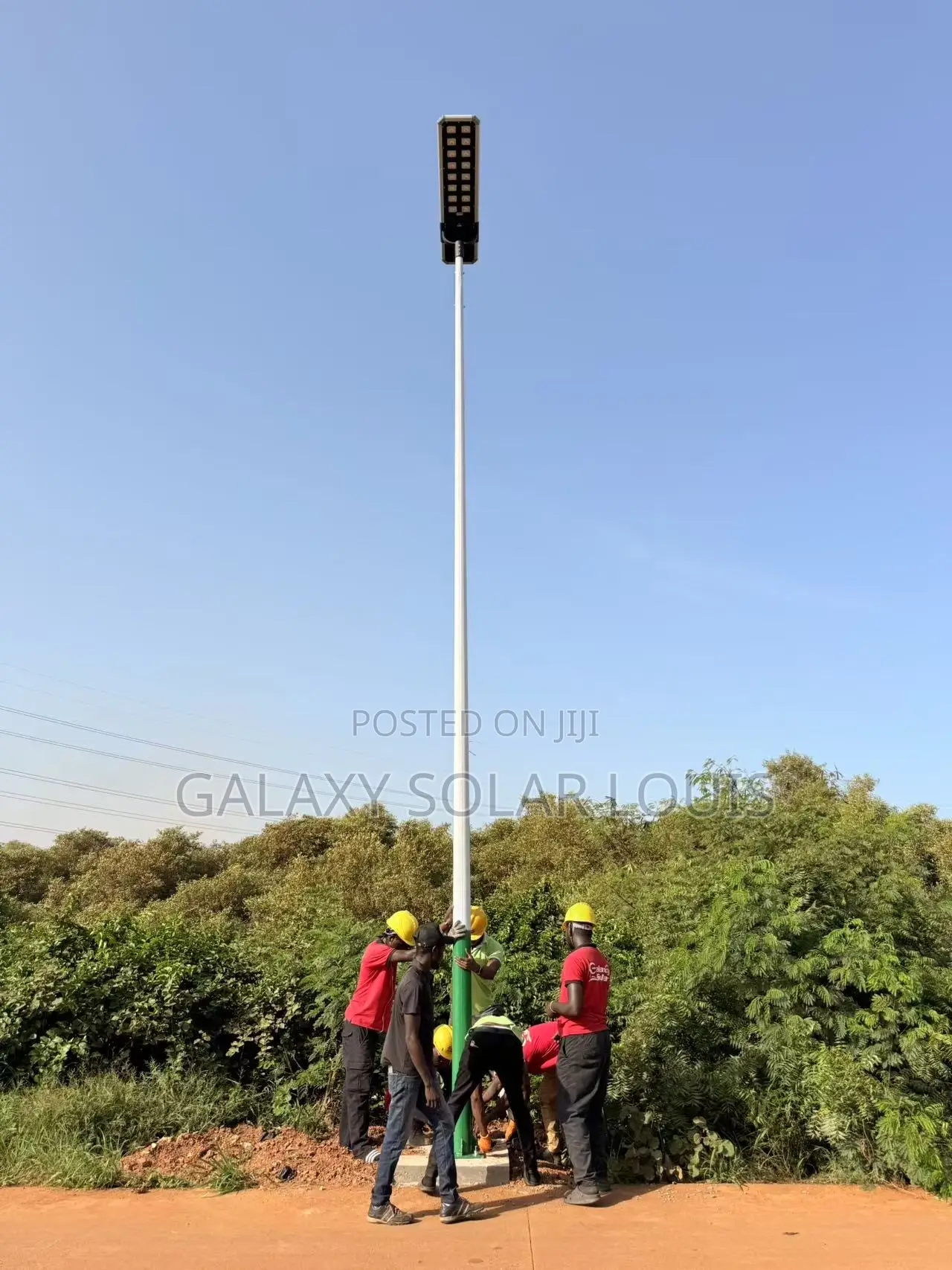 8m Galvanized Import Streetlight Pole