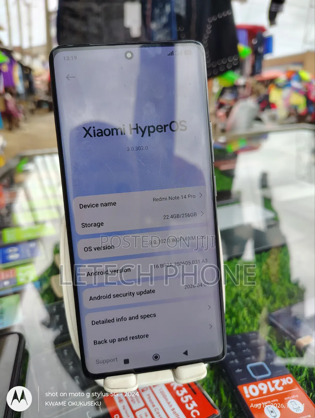 Xiaomi Redmi Note 14 Pro 256 GB Black