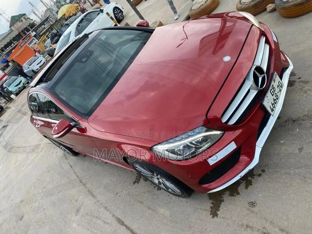 Mercedes-Benz C300 Base 4Matic Sedan AWD (2.0L 4cyl 7A) 2016 Red