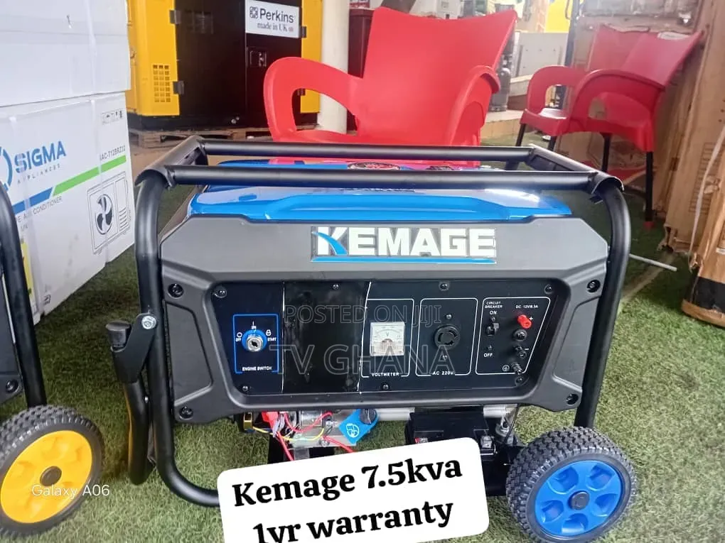 Kemage 7.5KVA 8500W Petrol Generator – Powerful Reliable7.5kva