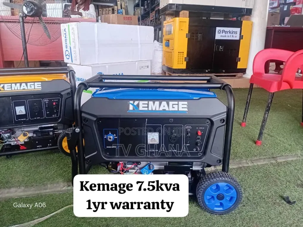 Kemage 8500W 7.5KVA Genset – Reliable Electricity Backup8500