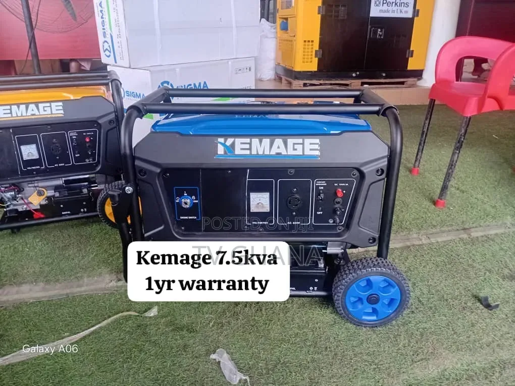 Kemage 8500W 7.5KVA Genset – Reliable Electricity Backup8500