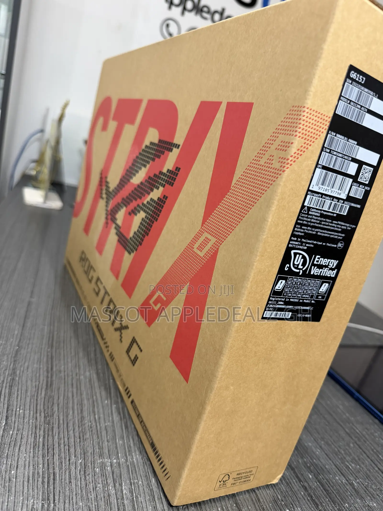 New Laptop Asus ROG Strix G16 16GB Intel Core i7 SSD 1T