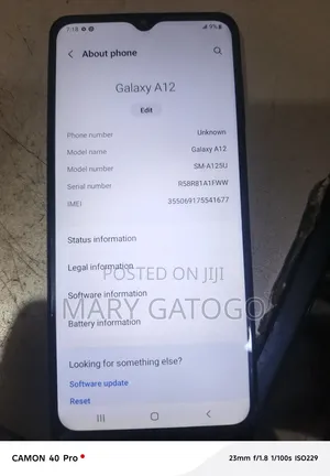 New Samsung Galaxy A12 32 GB Black