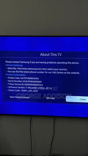 Samsung 75 Inches Smart TV