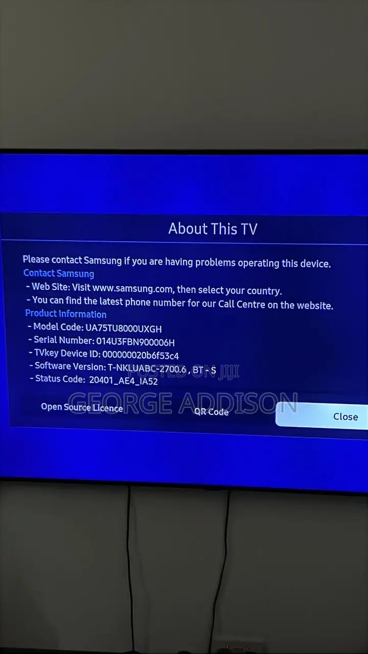 Samsung 75 Inches Smart TV