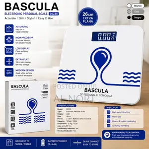 BASCULA Electronic Personal Scale 90335 – 26cm – White