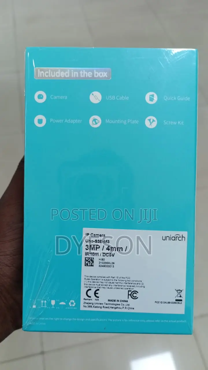 3MP Indoor Wi-Fi PT Camera Uho-S3e-M3-U