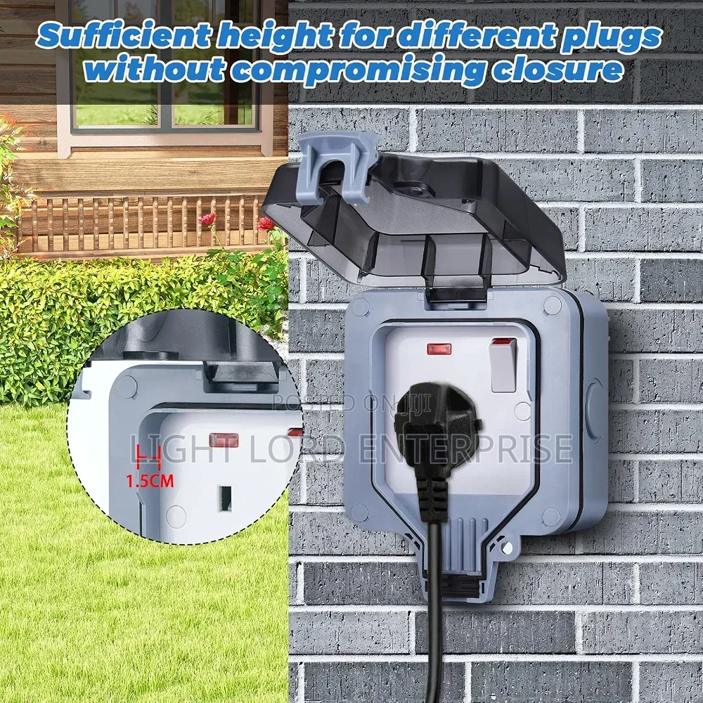 Unique Single Waterproof Socket