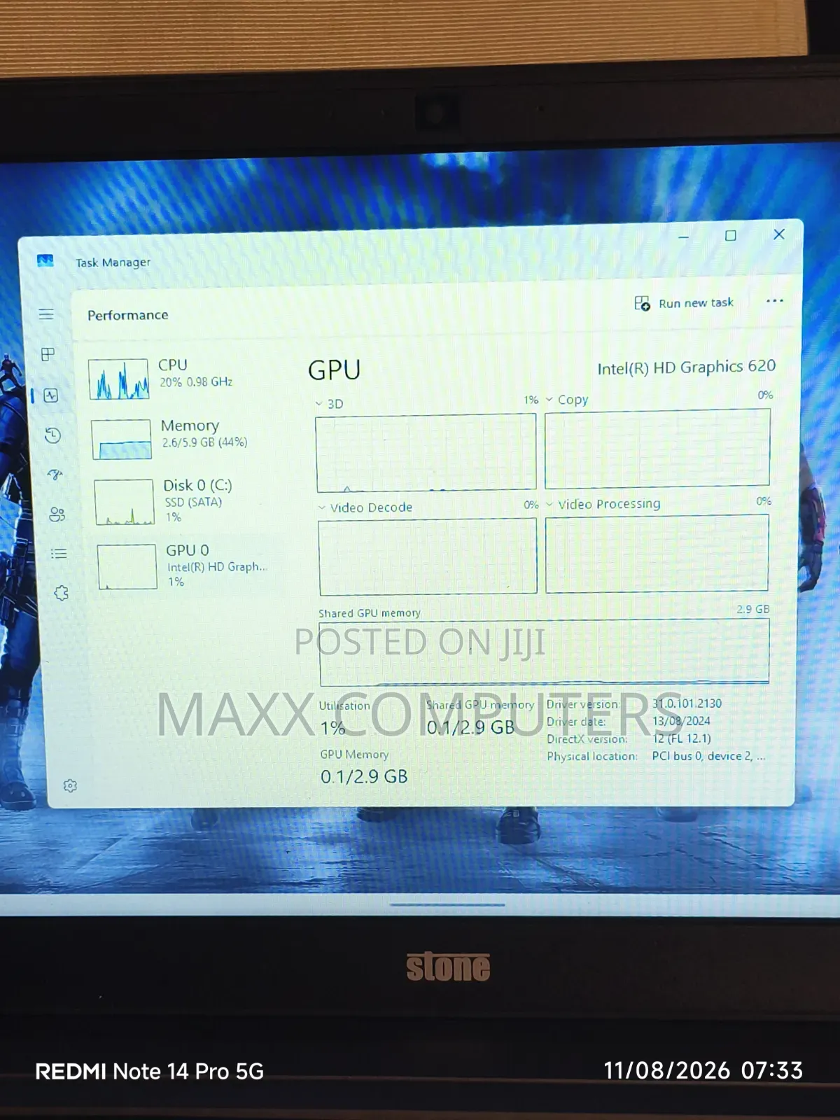 Laptop Acer Aspire 5 6GB Intel Core i5 SSD 128GB