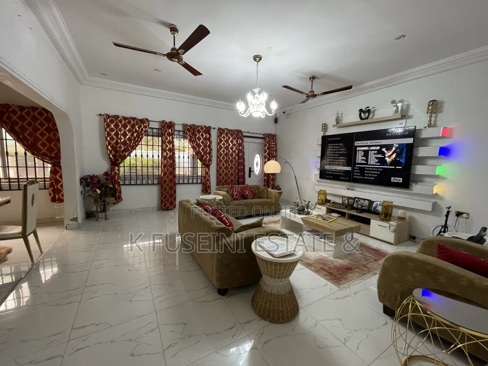 Furnished 3bdrm House in K Fuseini Estate, Kumasi Metropolitan for sale