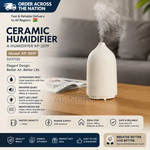 Ceramic Air Humidifier – KP-2019 – White